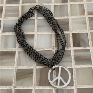 Peace sign bracelet